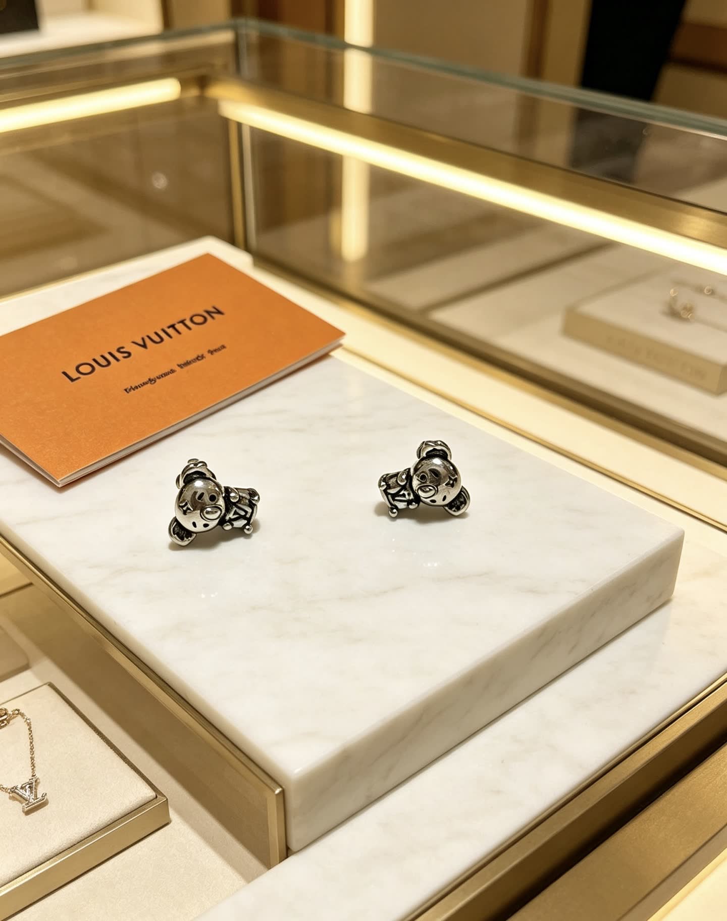Louis Vuitton Koala Stud Earrings